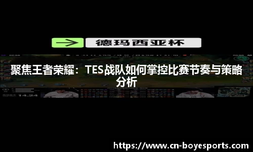 聚焦王者荣耀：TES战队如何掌控比赛节奏与策略分析